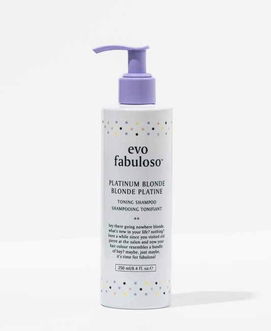 evo fabuloso Platinum Blonde Toning Shampoo 250ml